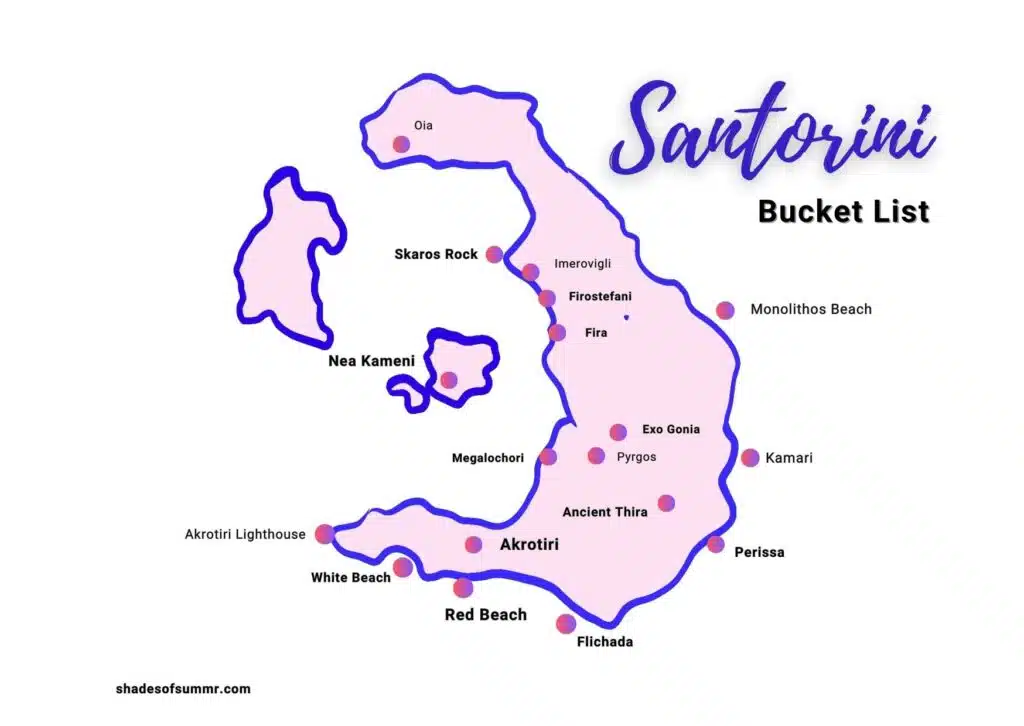 Santorini Bucket List