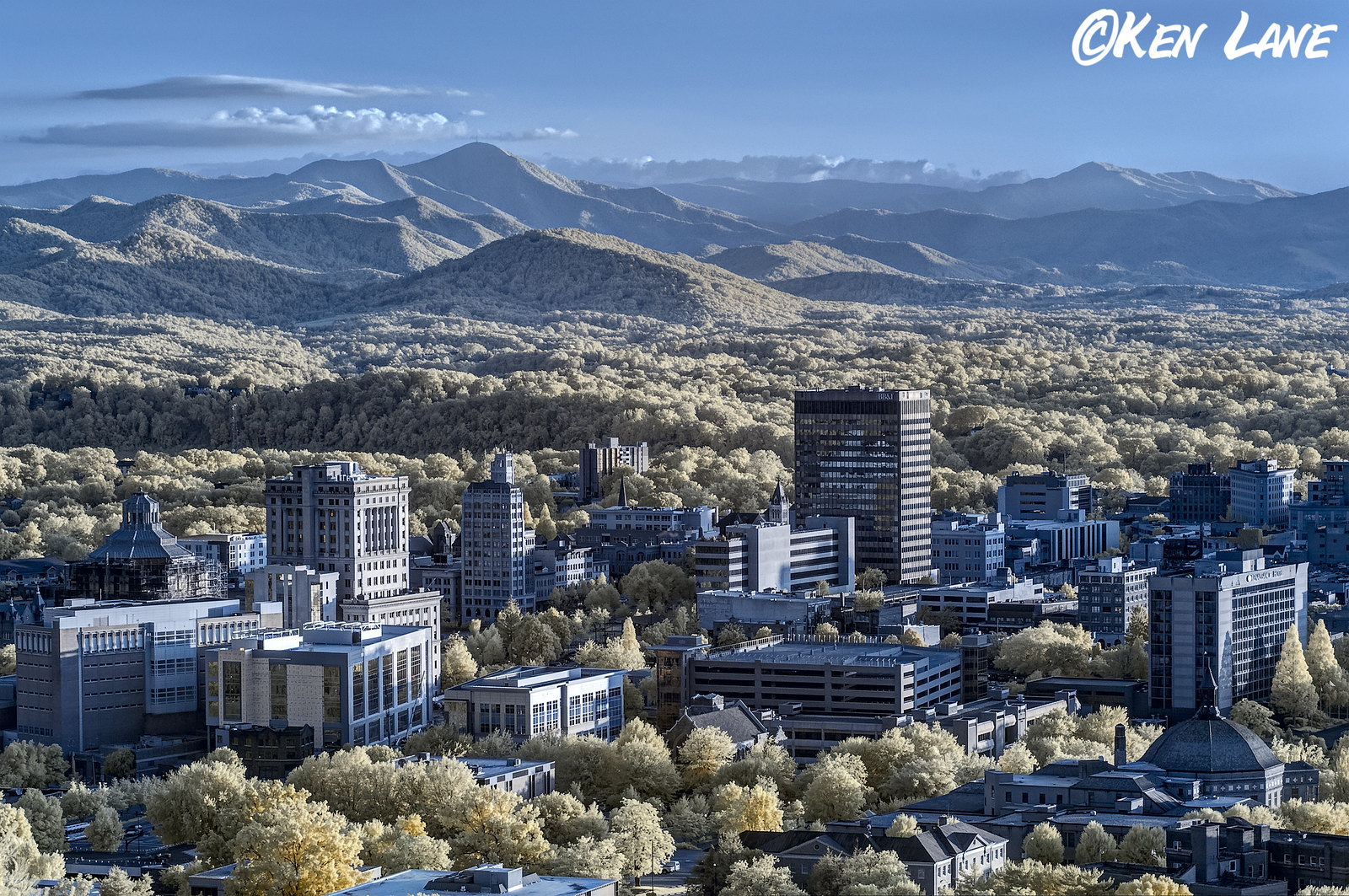City of Asheville, North Carolina (Infrared)