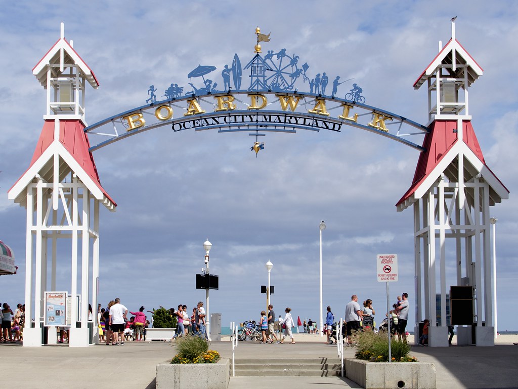 Boardwalk Sign - Ocean City, Maryland